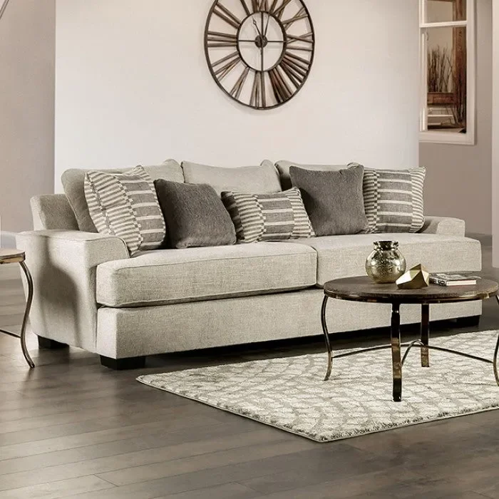 Furniture of America – Holborn Sofa in Beige – SM1219-SF