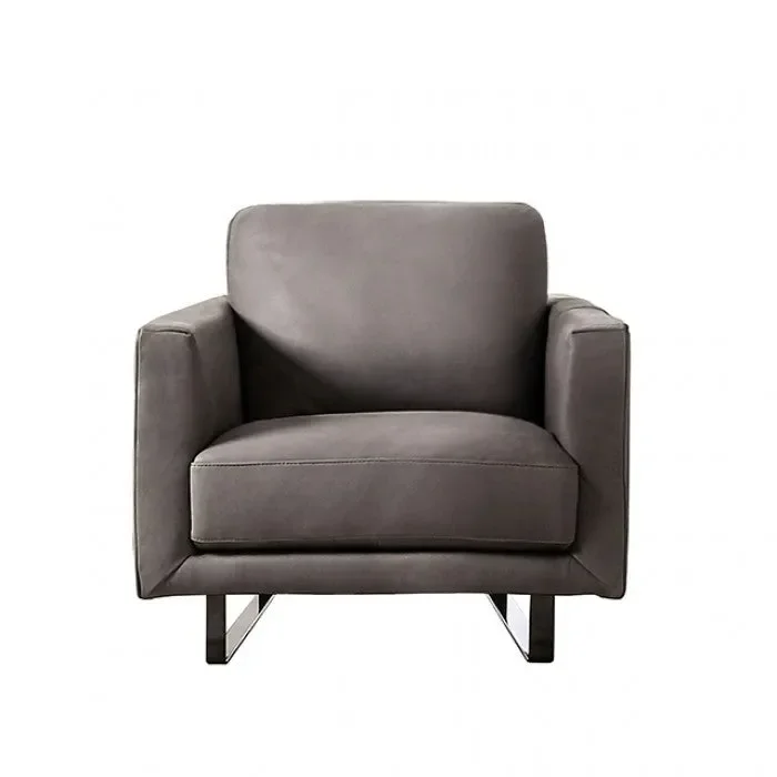 Furniture of America – Mezzanotte Accent Chair in Gray – FM90000GY-CH-PK