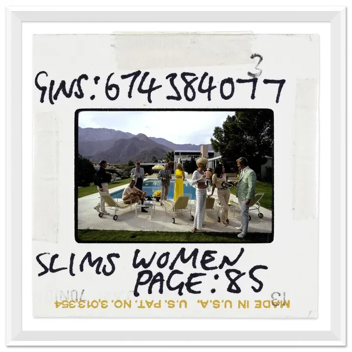 Getty Images ‘Desert House Party – Slide’ by Slim Aarons