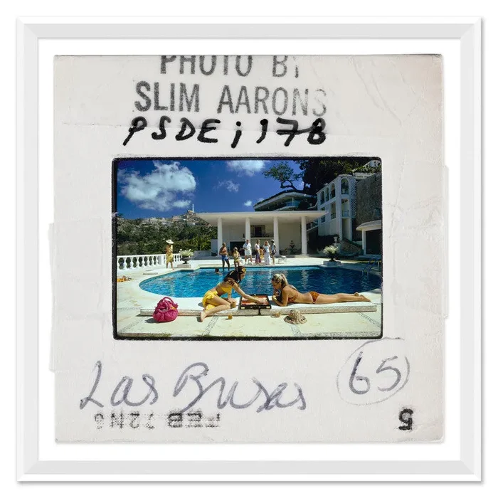 Getty Images ‘Poolside Backgammon – Slide’ by Slim Aarons