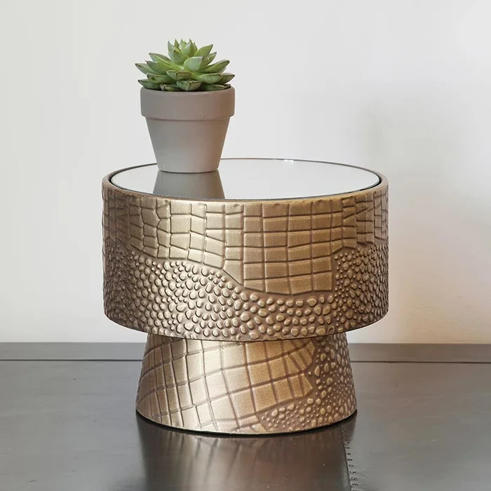 Gold Mirror Top Stand, In increment of 2