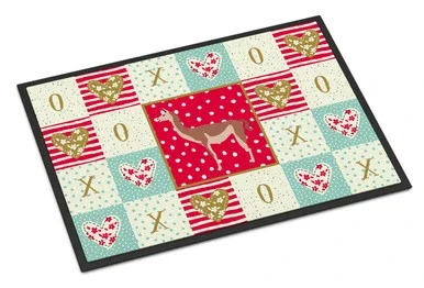 Guanaco Love Door Mat, Indoor Rug or Outdoor Welcome Mat 18×27 Doormat