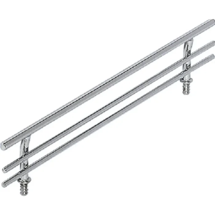 Hafele 13.75″ Long Steel Rail for Custom Wood Shelves