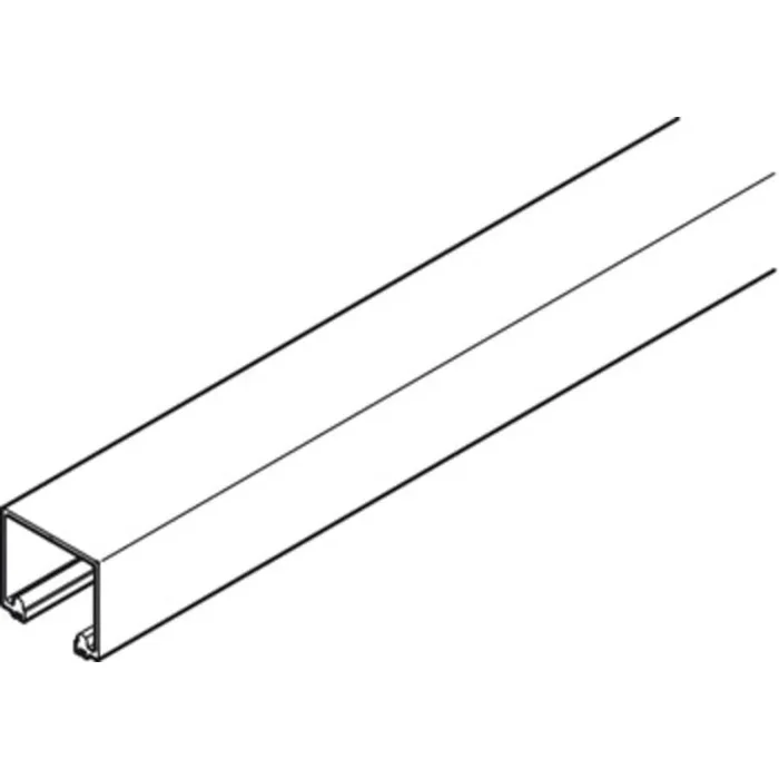 Hafele Al Fresco Elite 6-Foot 7-Inch Aluminum Upper Track for Top Hung Sliding / Folding Exterior Doors