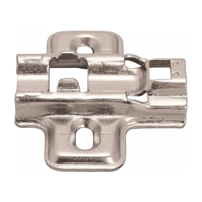 Hafele Flanged Clip-On Mounting Plate with 4mm Height Adjustment