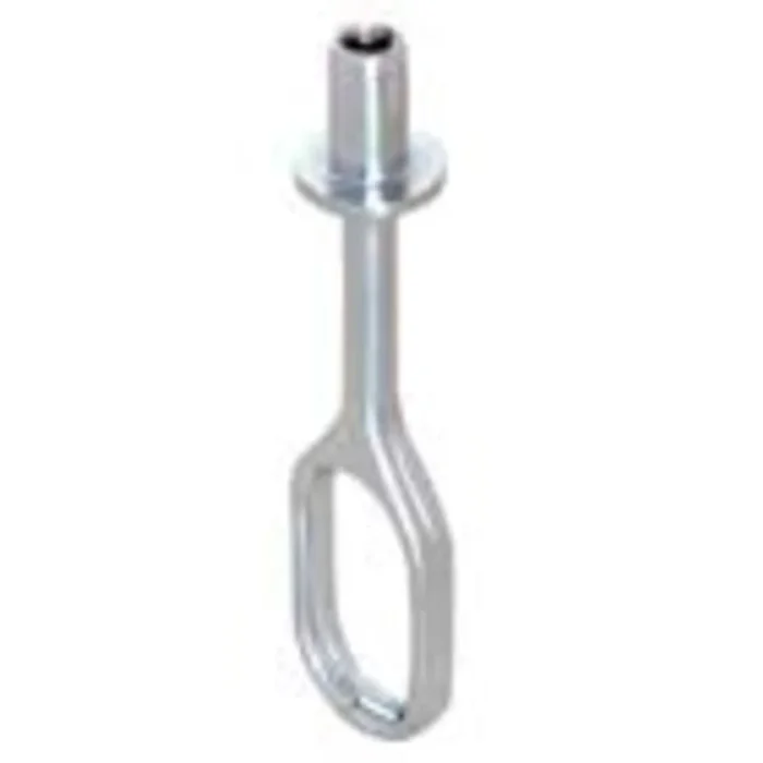 Hafele Hafele 802.03.201 Oval Flush Mount Top Mount Wardrobe Bracket
