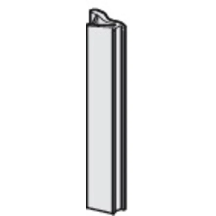 Hafele HAWA Doorfix 65-Foot Roll of Rubber Profile for Reduced Noise on Bi-Parting Sliding Doors