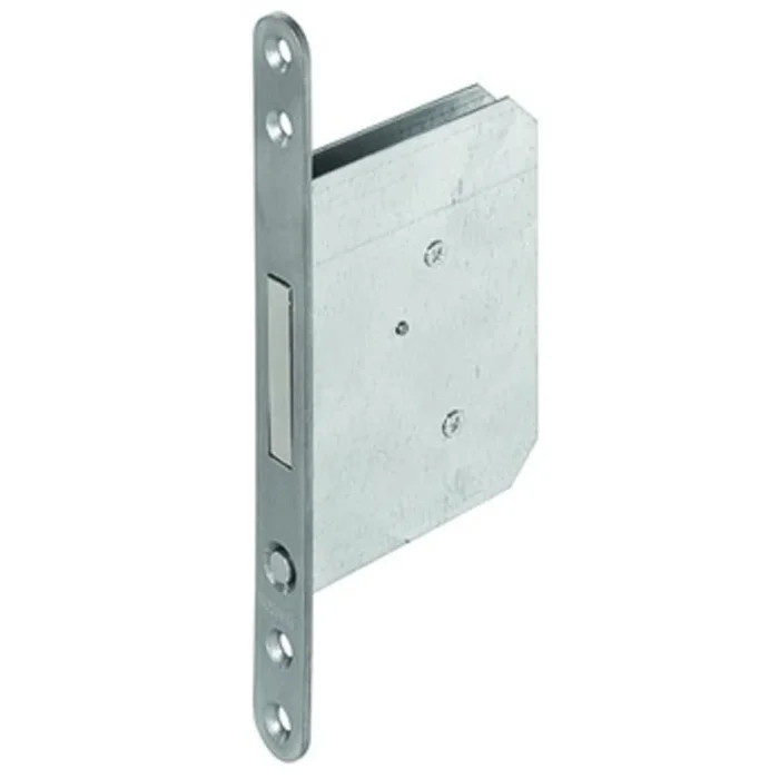 Hafele Passage Pocket Door Lock with Flush Spring Loaded Pull