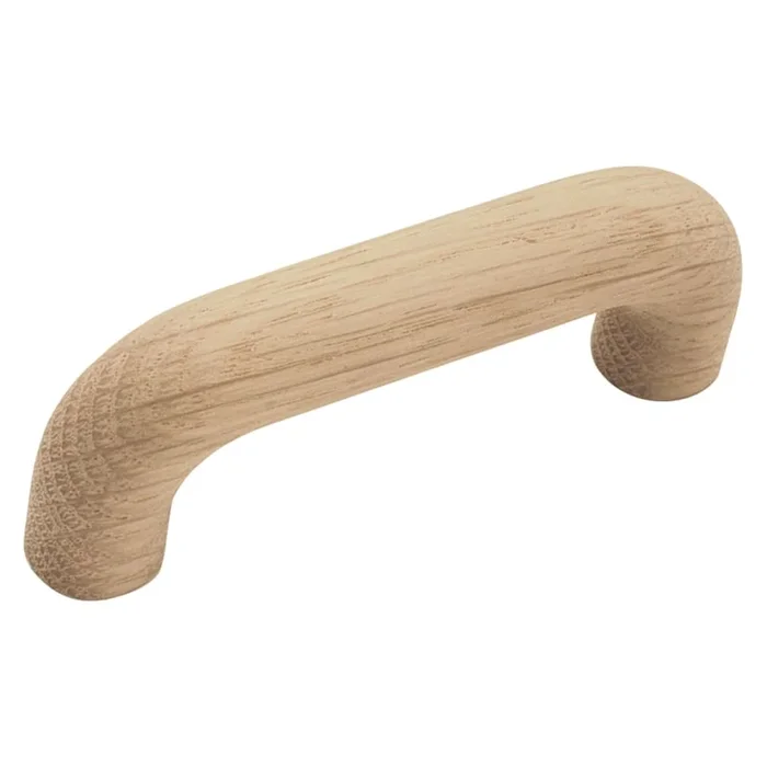 Hickory Hardware Natural Woodcraft 3 Inch Center to Center Unfinished Wood Cabinet Handle / Drawer Pull