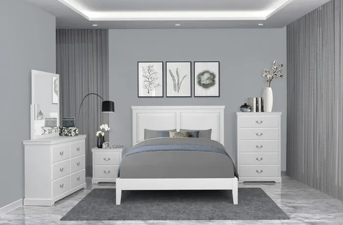 Homelegance – Seabright 3 Piece California King Bedroom Set – 1519WHK-1CK-3SET