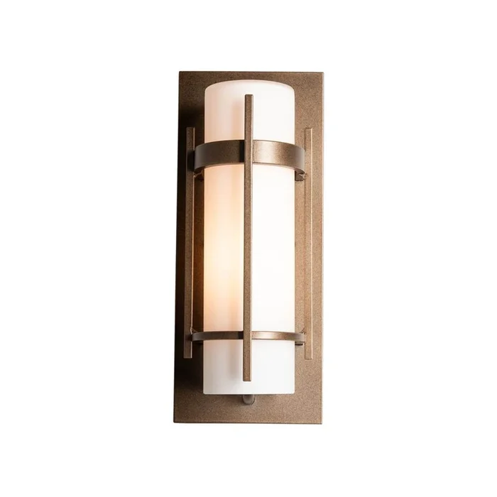 Hubbardton Forge Banded Small Outdoor Sconce, 305892-SKT-14-GG0066