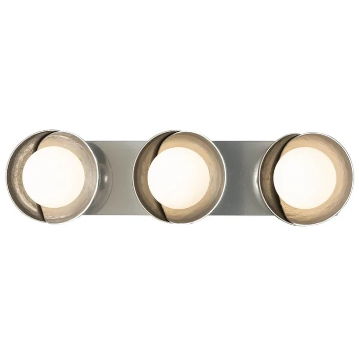 Hubbardton Forge Brooklyn 3-Light Straight Double Shade Bath Sconce, 201378-SKT-84-10-GG0711