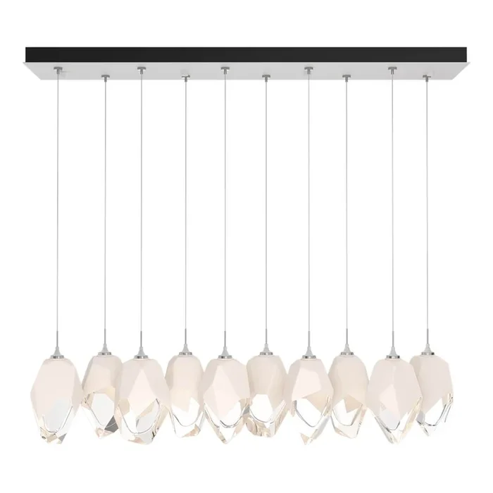 Hubbardton Forge Chrysalis 10-Light Large Crystal Pendant, 131144-SKT-STND-WP0755