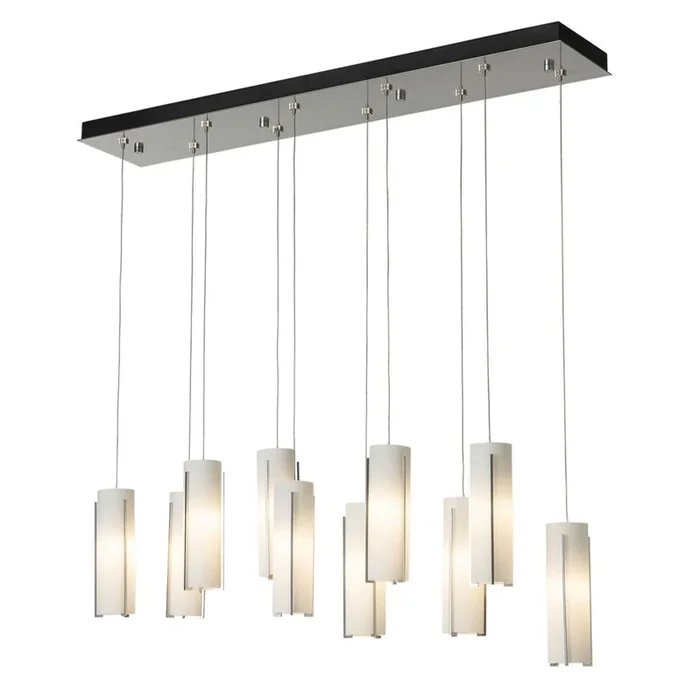 Hubbardton Forge Exos 10-Light Rectangular Pendant, 131204-SKT-LONG-82-GG0065