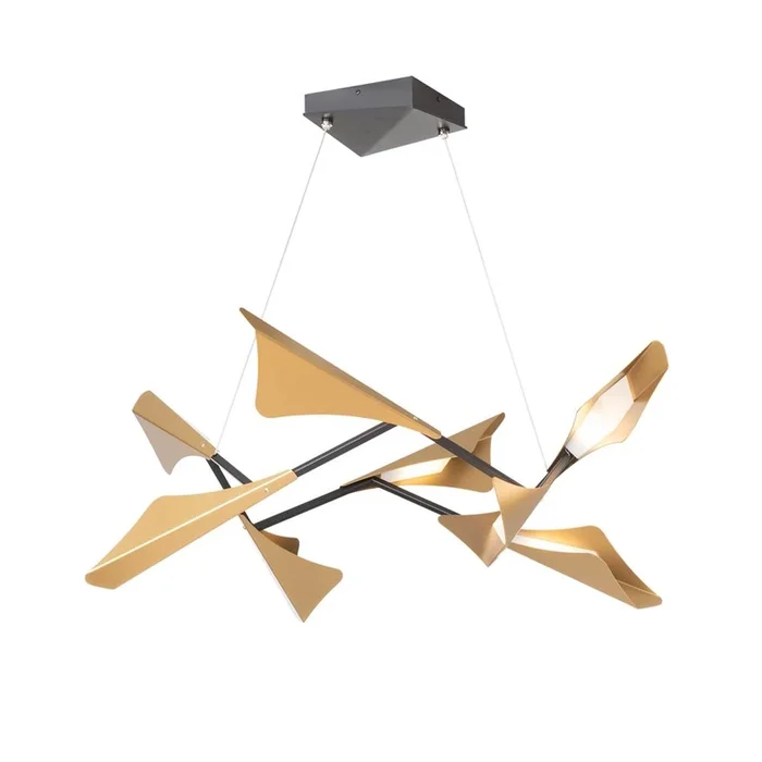 Hubbardton Forge Plume 8-Light LED Pendant, 135007-LED-STND-85-07
