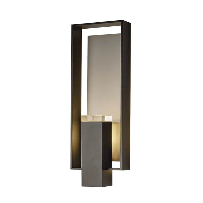 Hubbardton Forge Shadow Box Large Dark Sky Friendly Outdoor Sconce