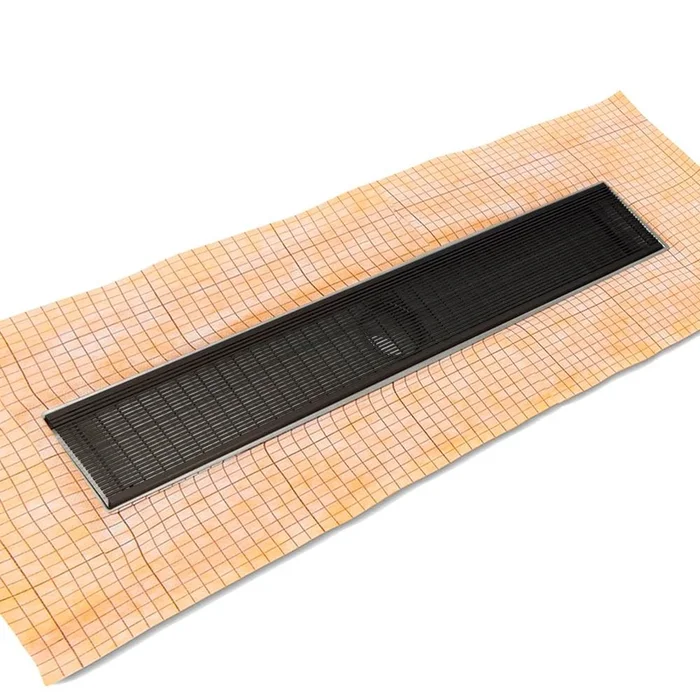 Infinity Drain 32” FCS Series Complete Kit with 4” Wedge Wire Grate in Oil Rubbed Bronze