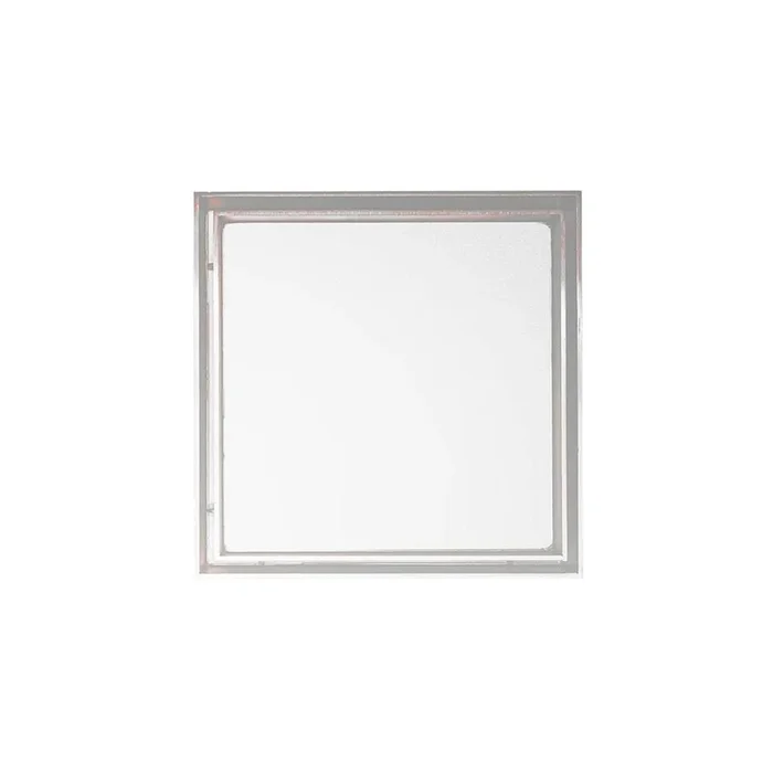 Infinity Drain 5” x 5” Tile Drain Strainer in Matte White with PVC Drain Body, 2” Outlet