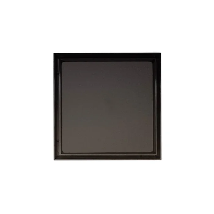 Infinity Drain 5” x 5” Tile Drain Strainer in Oil Rubbed Bronze with ABS Drain Body, 2” Outlet