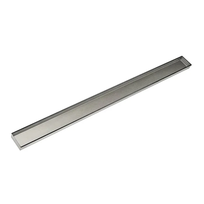 Infinity Drain 52” Stainless Steel Closed Ended Channel for 60” S-AS 65/S-AS 99/S-LTIFAS 65/S-LTIFAS 99 Series in Polished Stainless