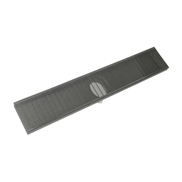 Infinity Drain 60″ FXAS 100 High Flow Linear Drain Kit with Wedge Wire Grate and Cast Iron Drain Body