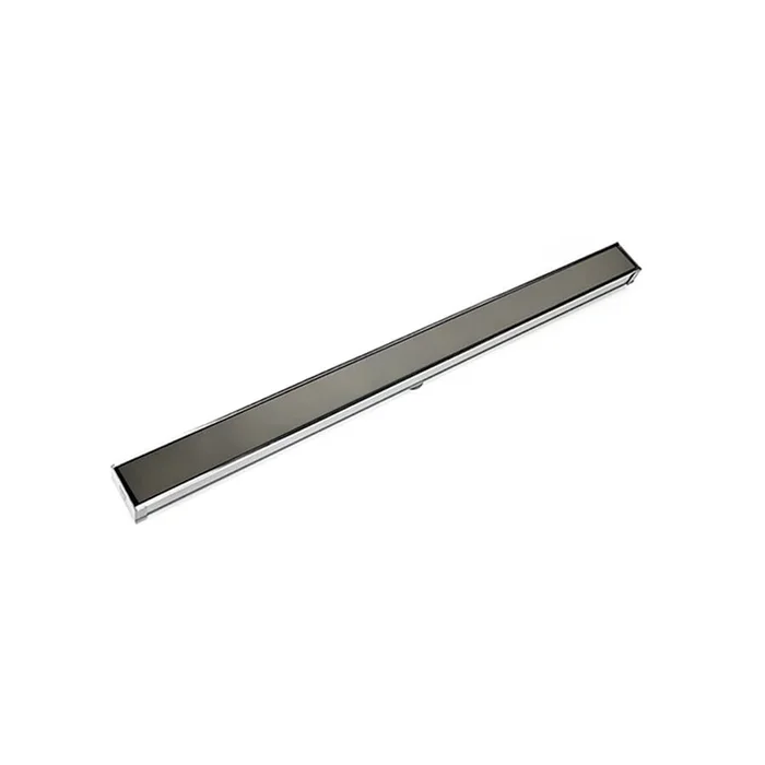 Infinity Drain 72″ S-PVC Series Low Profile Complete Kit with 2-1/2″ Solid Grate