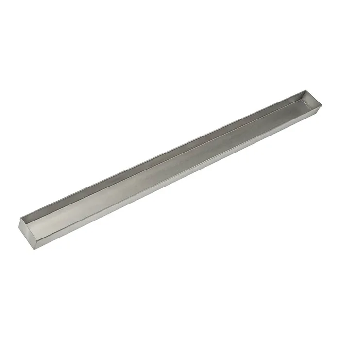 Infinity Drain 88” Stainless Steel Closed Ended Channel for 96” S-TIFAS 65/99 Series in Satin Stainless