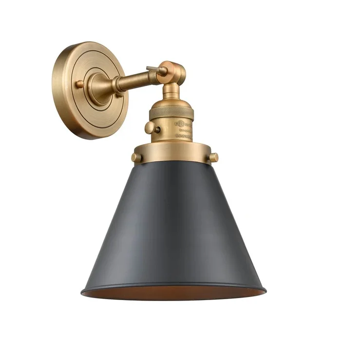 Innovations Appalachian 1 Light 8 inch Sconce With Switch