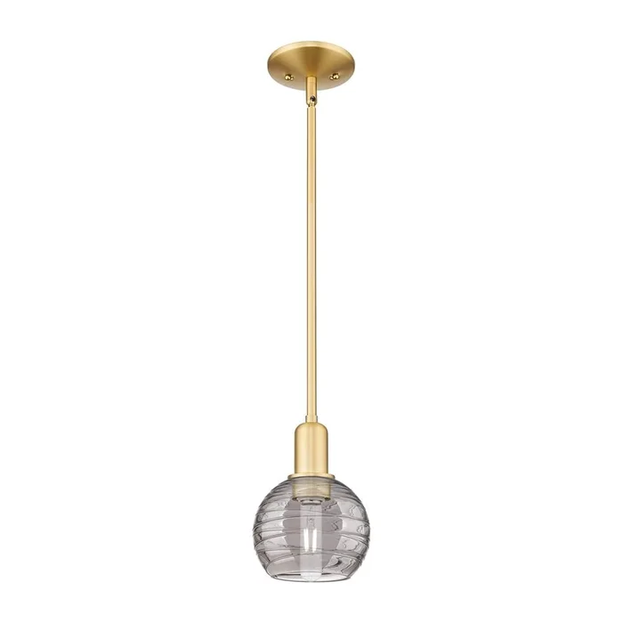 Innovations Athens Deco Swirl – Satin Gold – Mini Pendant