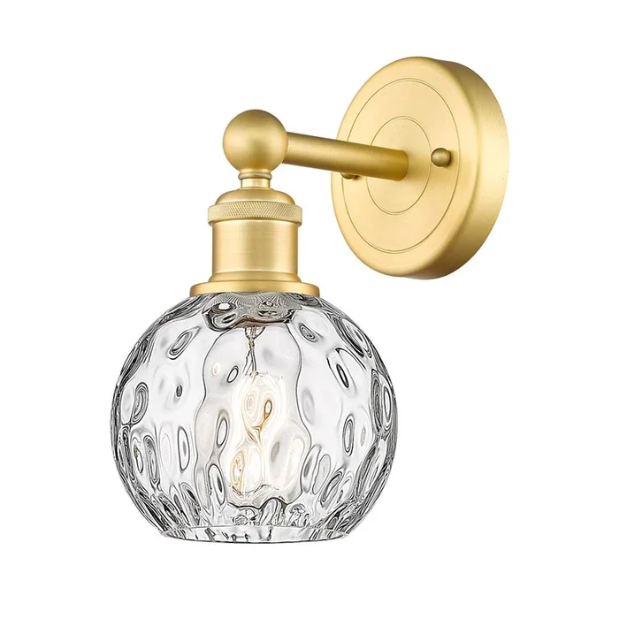 Innovations Athens Water Glass Satin Gold Sconce