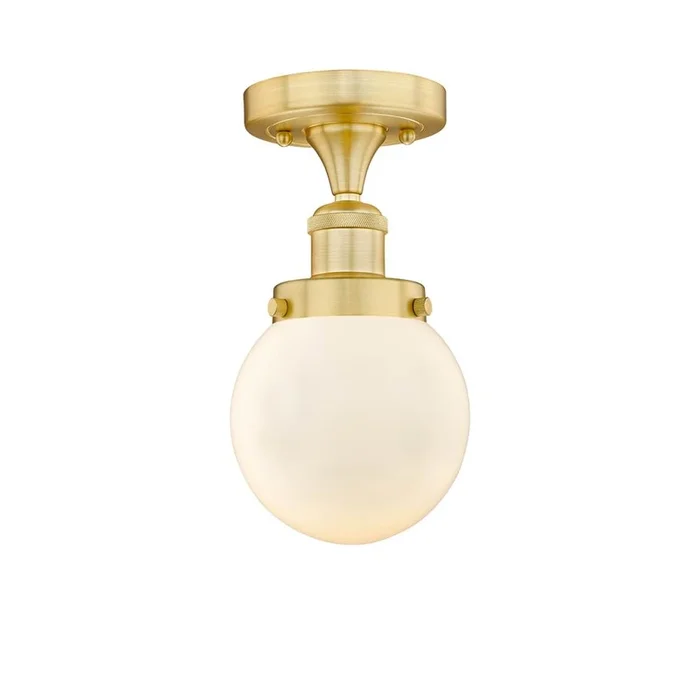 Innovations Beacon Satin Gold Semi-Flush Mount