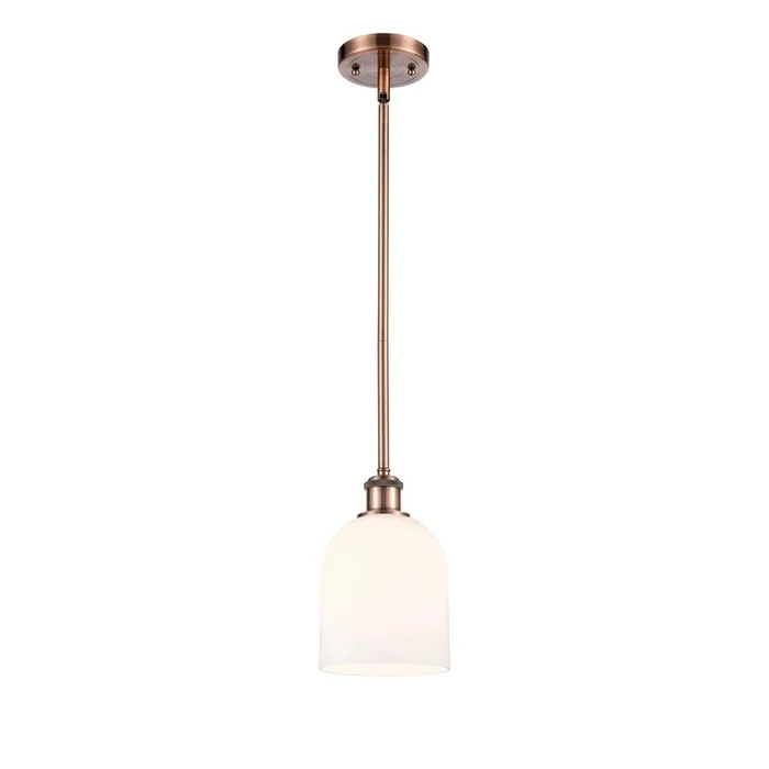 Innovations Bella – 1 Light – 6 inch – Antique Copper – Mini Pendant