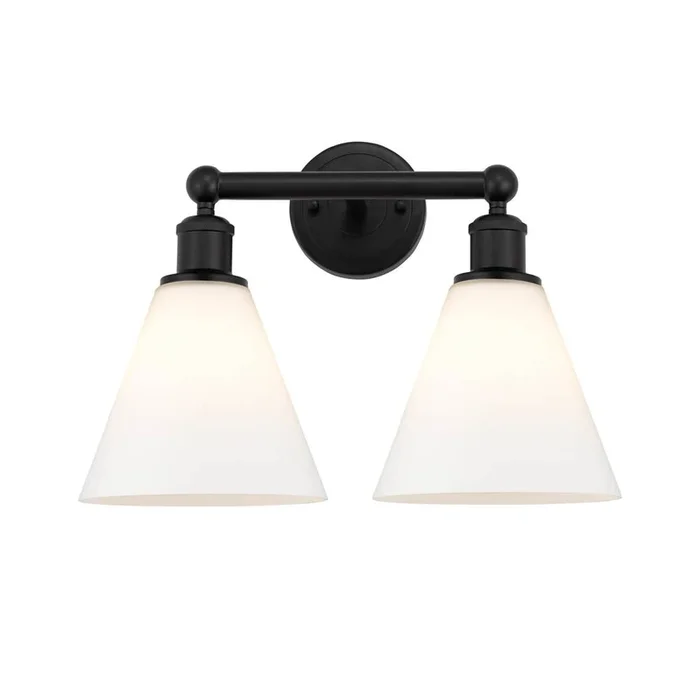 Innovations Berkshire Matte Black Bath Vanity Light