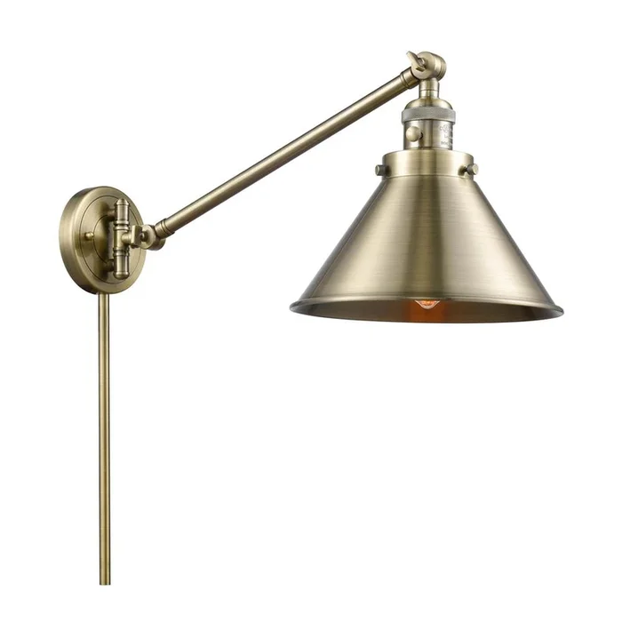 Innovations Briarcliff 1 Light Swing Arm part of the Franklin Restoration Collection