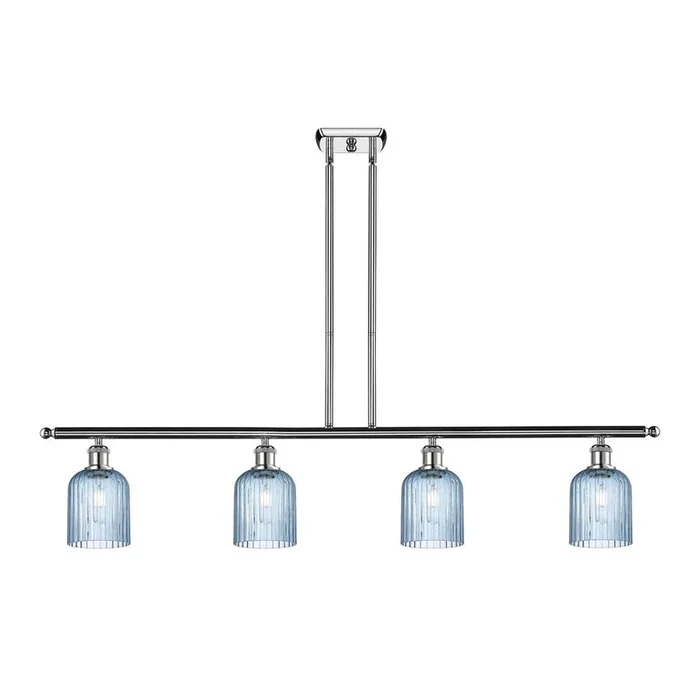 Innovations Bridal Veil – 4 Light – 48 inch – Polished Chrome – Cord hung – Island Light