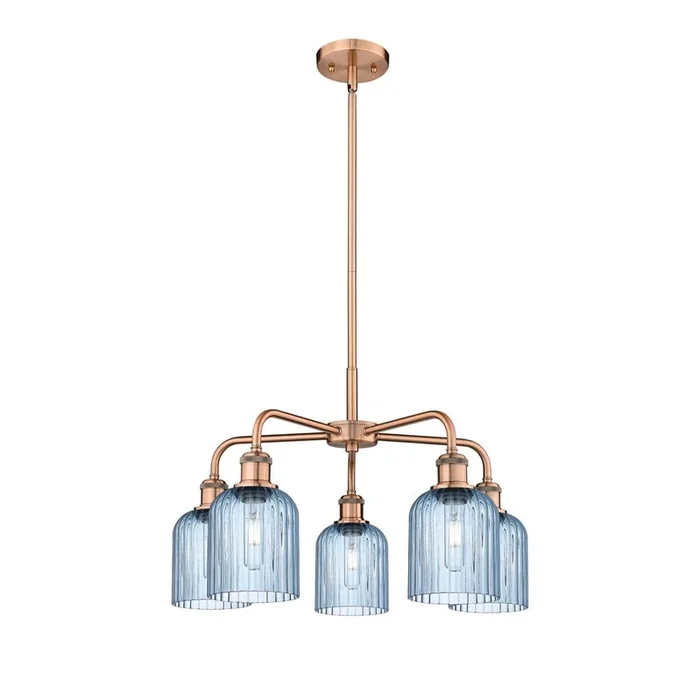 Innovations Bridal Veil – 5 Light – 23 inch – Antique Copper – Chandelier