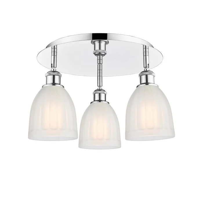 Innovations Brookfield Polished Chrome Flush Mount