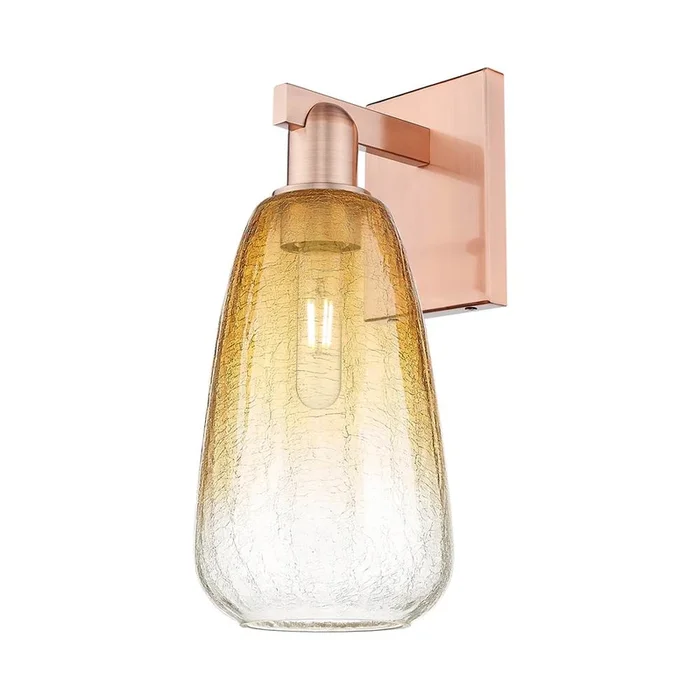 Innovations Brookhaven Almond – Antique Copper – Sconce