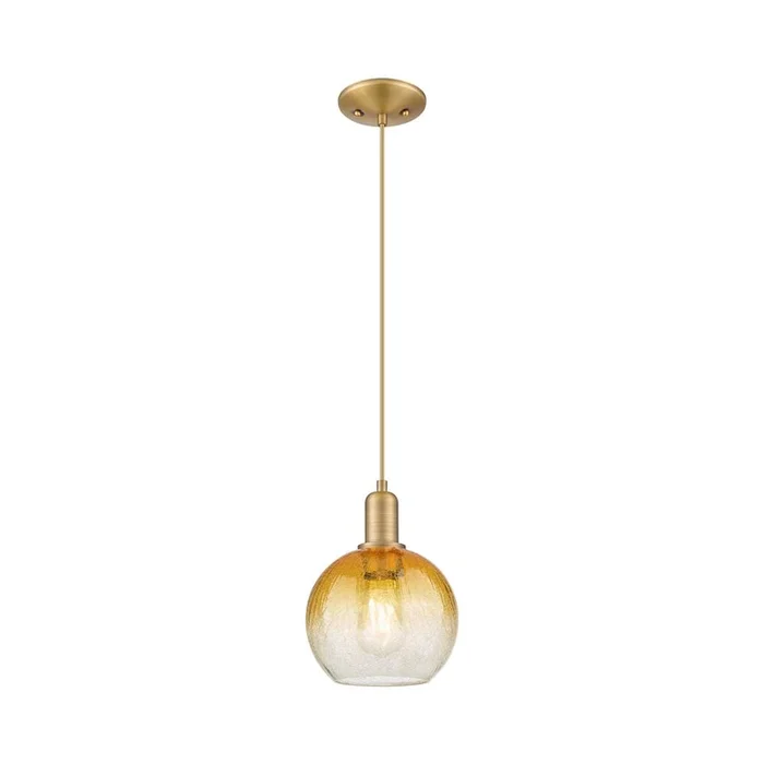 Innovations Brookhaven Globe – Brushed Brass – Mini Pendant