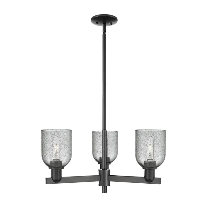 Innovations Caledonia – 3 Light – Charcoal Shade – Flush Mount