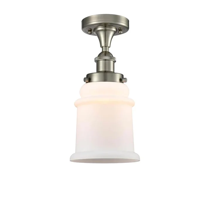 Innovations Canton – 1 Light – 6 inch – Brushed Satin Nickel – Flush Mount