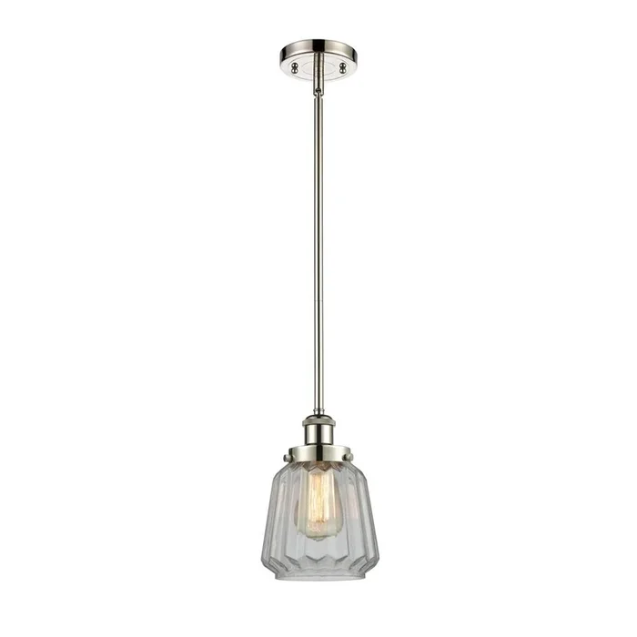 Innovations Chatham – 1 Light – 6 inch – Polished Nickel – Mini Pendant