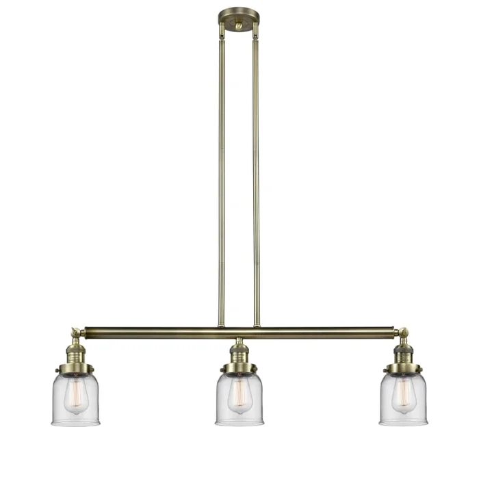 Innovations Lighting Bell 3 Light 38″ Wide Commercial Linear Chandelier