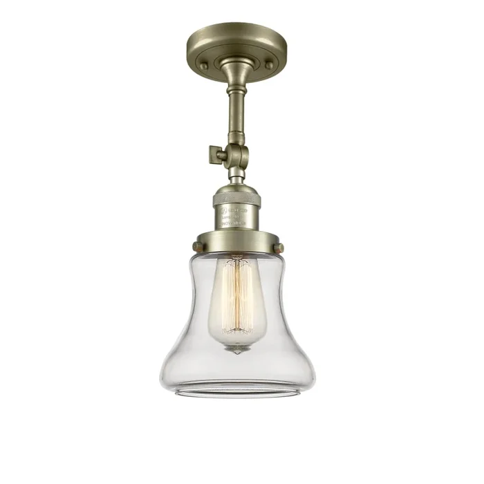 Innovations Lighting Bellmont Single Light 6″ Wide Convertible Semi-Flush Ceiling Fixture