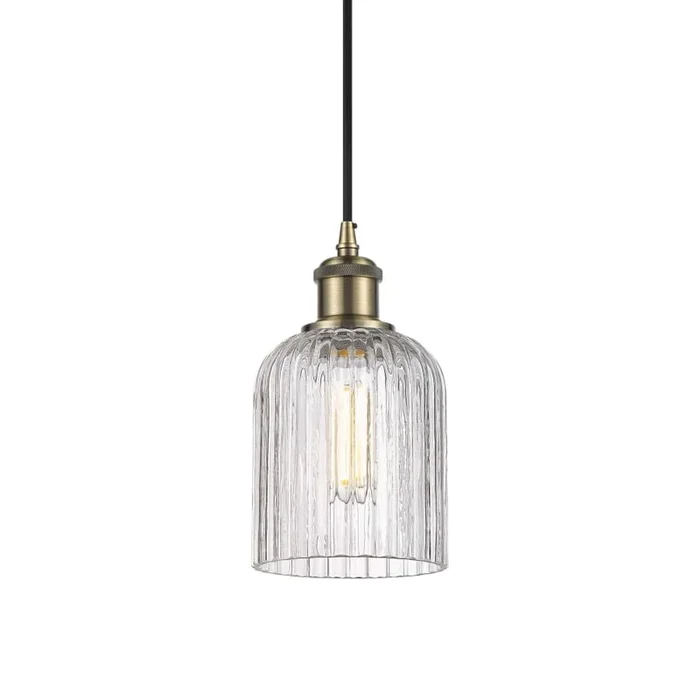 Innovations Lighting Bridal Veil 5″ Wide Mini Pendant with Shade