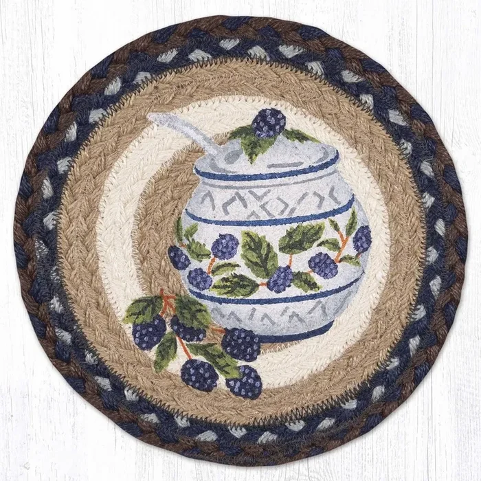 Jam Jar Blackberry Trivet
