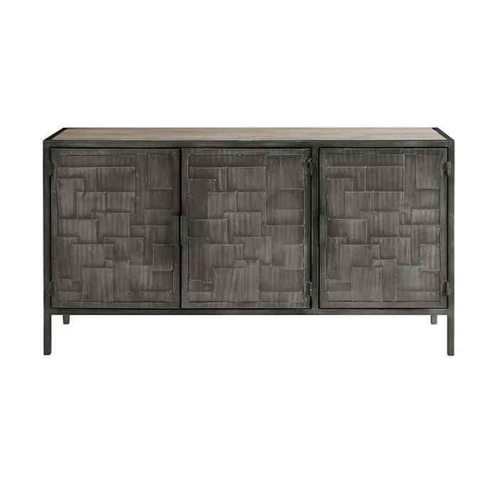 James Allan 59″ Wide 3 Door Mango Media Cabinet