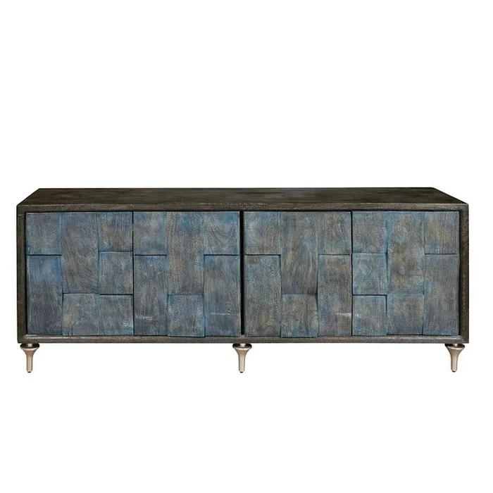 James Allan 72″ Wide 4 Door Mango Media Cabinet