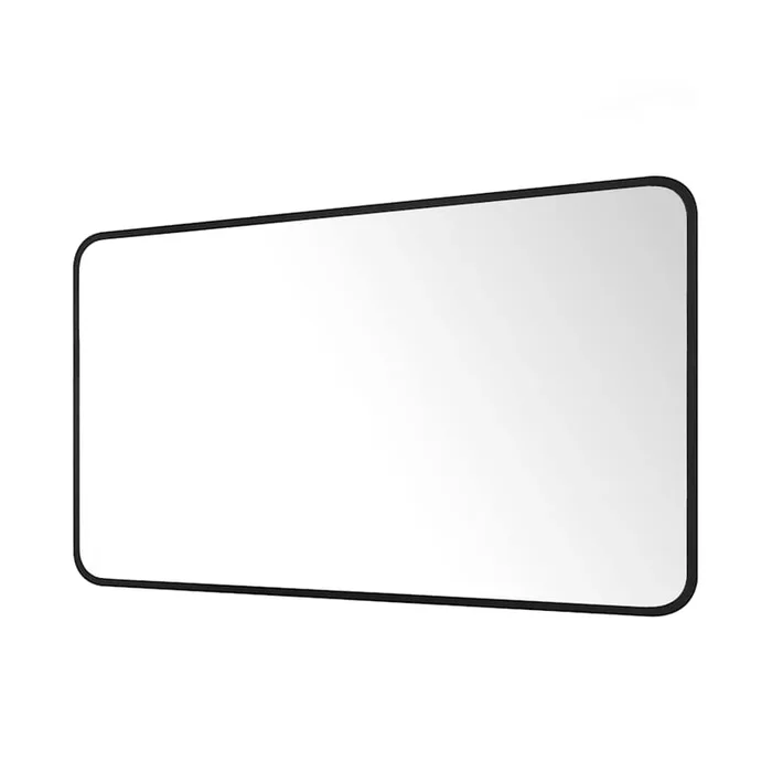 James Allan Brio Reflections 24″W x 40″H Rectangular Flat Aluminum Framed Wall Mounted Bathroom Mirror