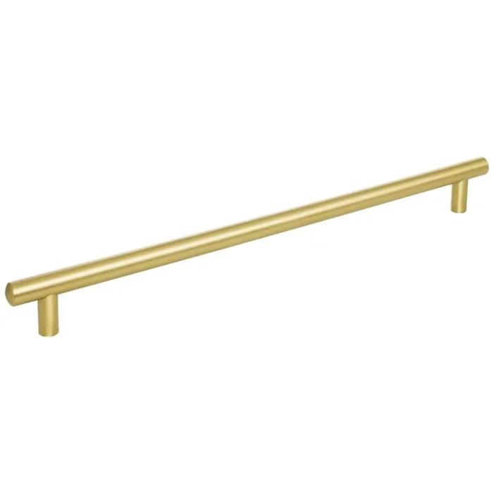 Jeffrey Alexander Key West 12-5/8″ Center to Center Classic Smooth Round Large Cabinet Bar Handle / Drawer Bar Pull